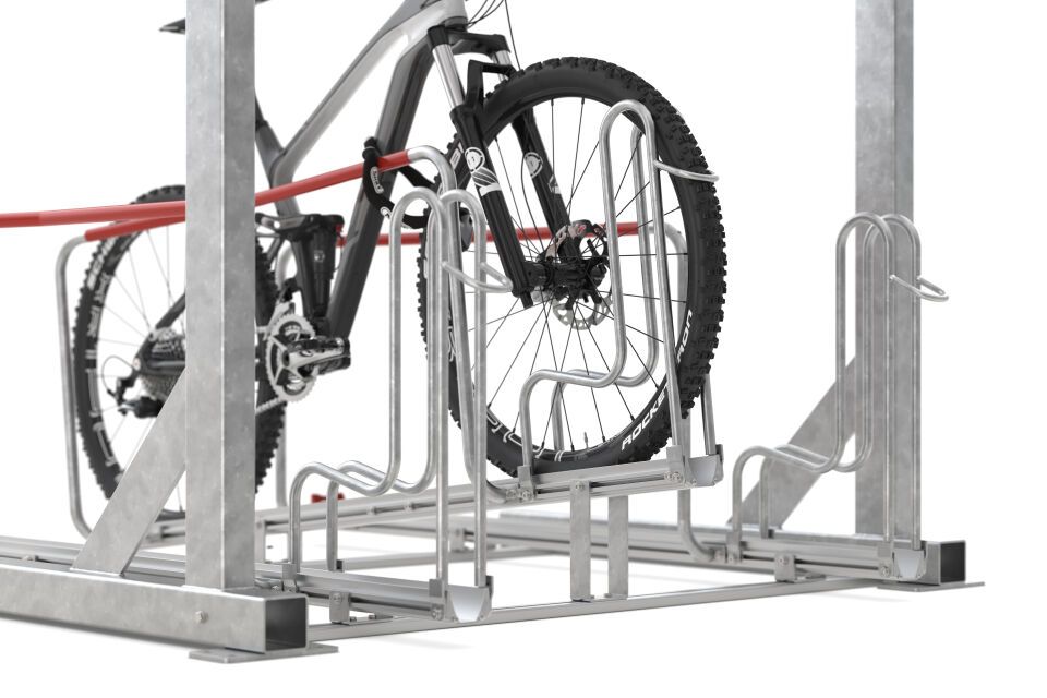 Fahrradparksystem Doppelstockparker BikeHub Economy