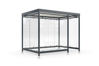 Überdachung Köln K3 d/b als Bausatz mit Überpflasterung