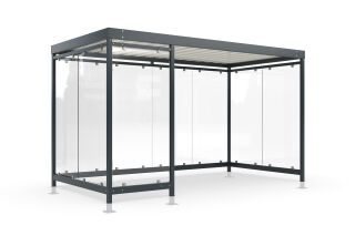 Überdachung Köln K4 c/b als Bausatz mit Überpflasterung