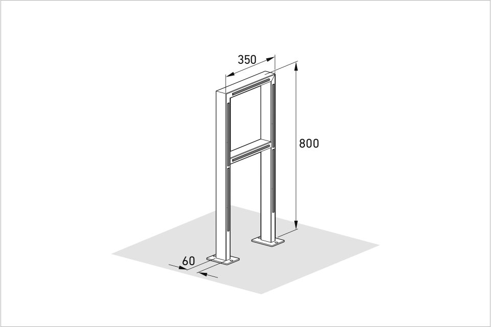 Fahrradparksystem Anlehnbügel 9331