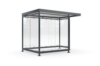 Überdachung Köln K3 d/a fertig geschweißt