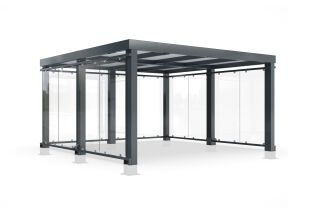 Einkaufswagenüberdachung T2