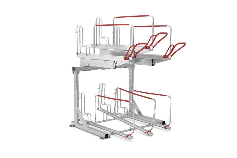 Fahrradparksystem Doppelstockparker BikeHub Economy