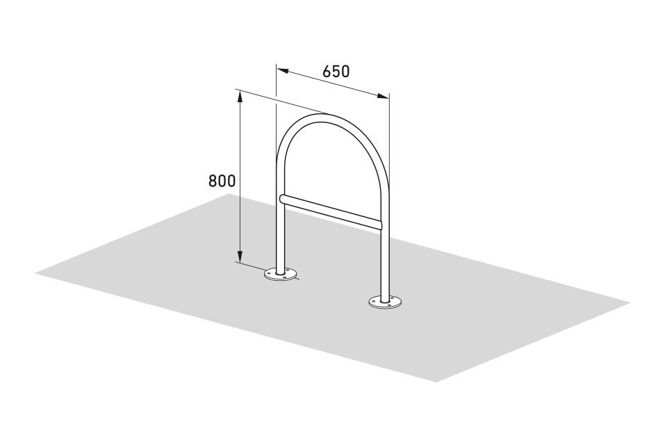 Fahrradparksystem Anlehnbügel 9500
