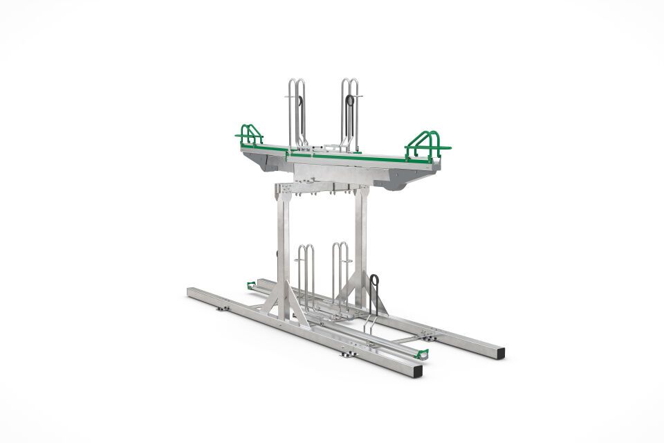 Fahrradparksystem Doppelstockparker BikeHub Premium