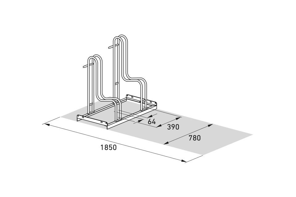 Fahrradparksystem Standparker 4000/4000 BR