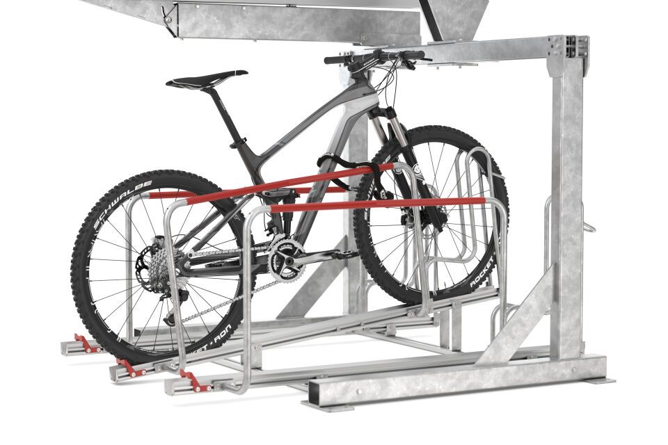 Fahrradparksystem Doppelstockparker BikeHub Economy