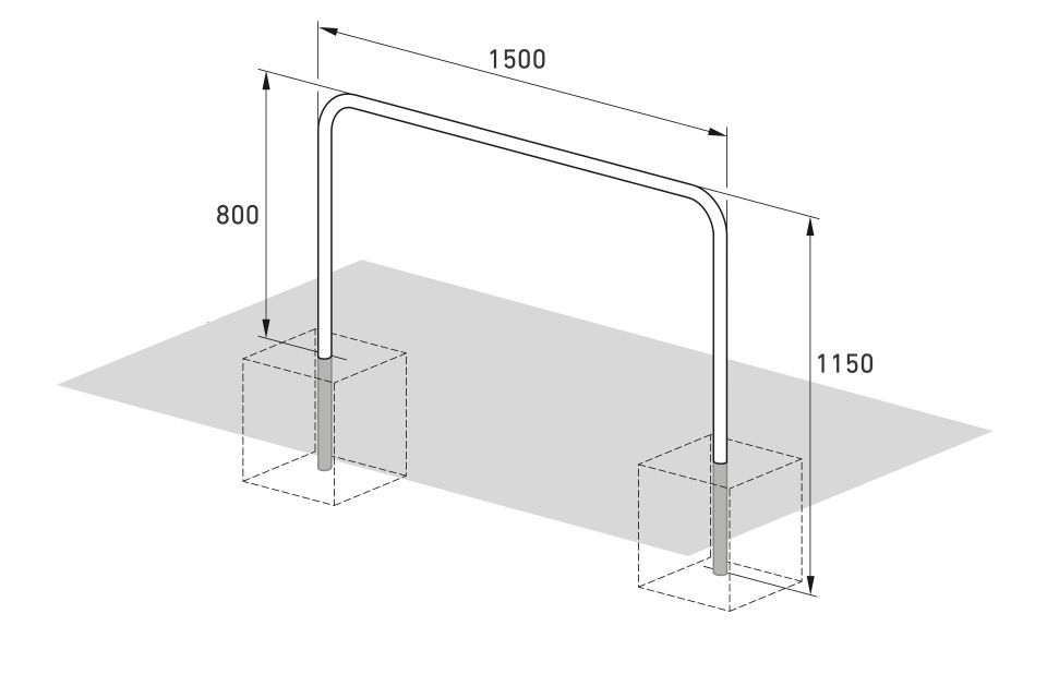 Fahrradparksystem Anlehnbügel 9100/9200