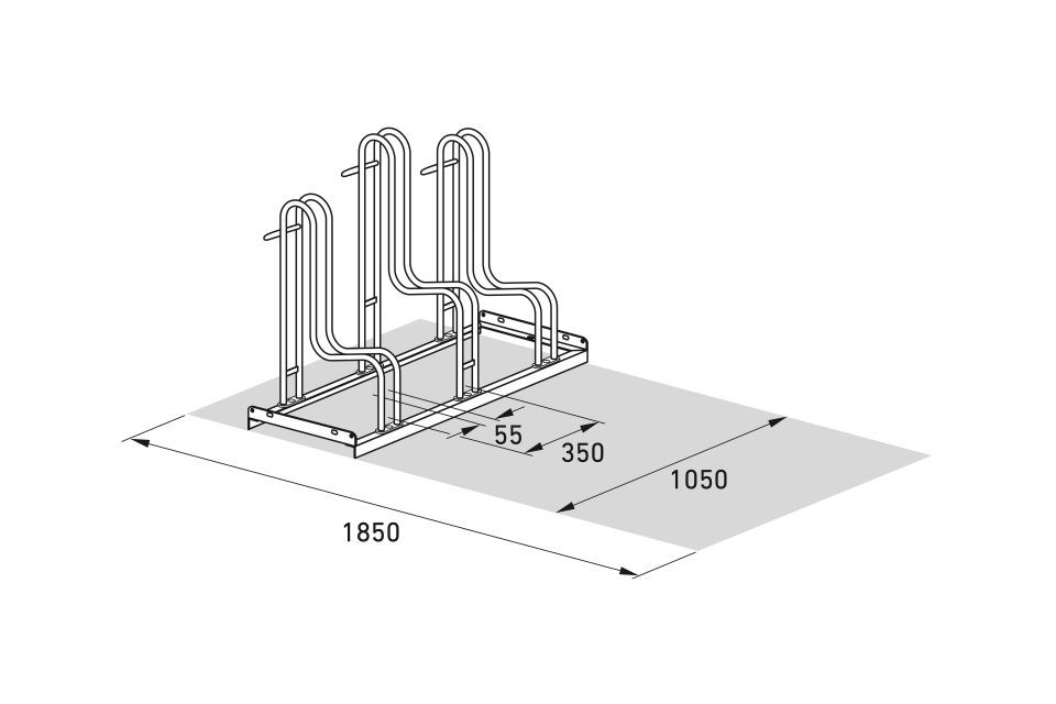 Fahrradparksystem Standparker 4000/4000 BR