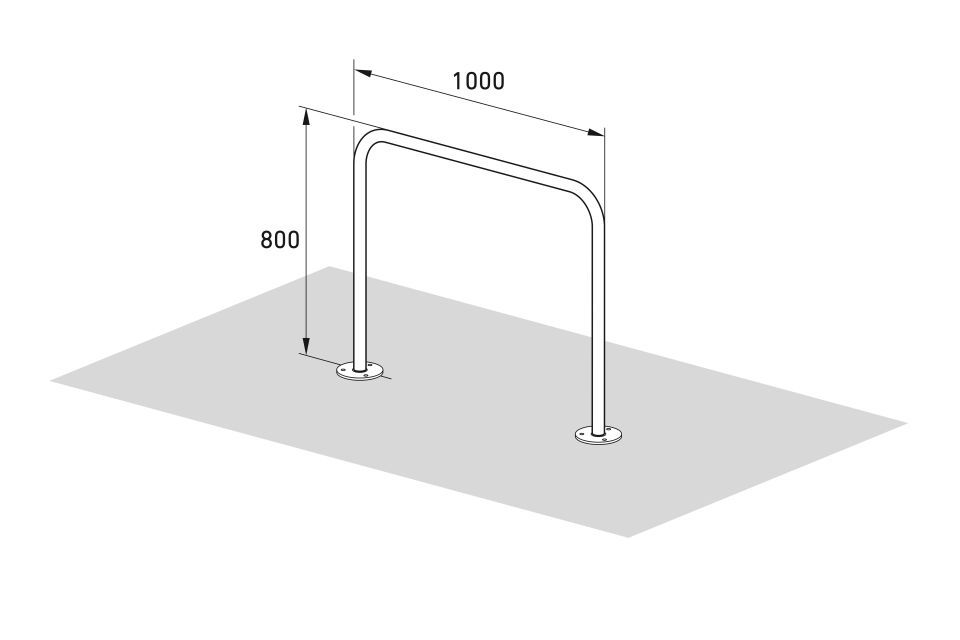 Fahrradparksystem Anlehnbügel 9100/9200