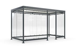 Überdachung Köln K4 d/c als Bausatz