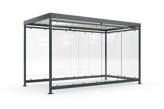 Überdachung Köln K4 f/f als Bausatz