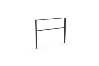Anlehnbügel 9620 - Black Edition zum Einbetonieren mit 2 Einstellplätzen