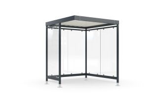 Überdachung Köln K2 a/b als Bausatz mit Überpflasterung