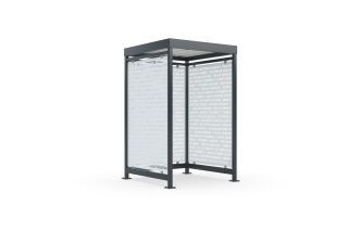 Überdachung Köln K1 a/a Smoking Edition fertig geschweißt