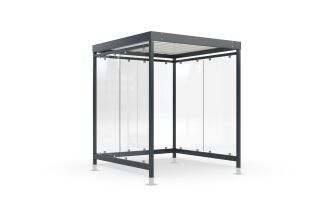 Überdachung Köln K2 b/b als Bausatz mit Überpflasterung