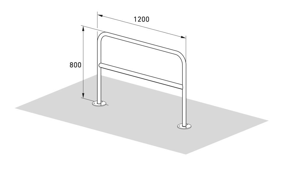 Fahrradparksystem Anlehnbügel 9100/9200