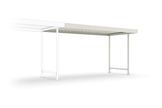 Überdachung Leipzig L15 RAL 9002 als Bausatz