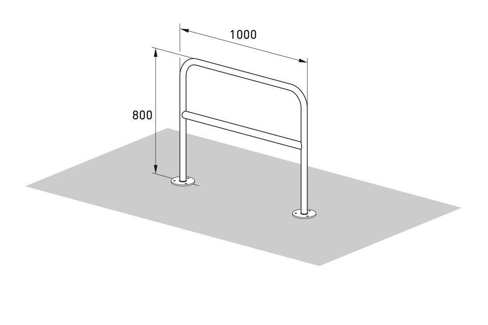 Fahrradparksystem Anlehnbügel 9100/9200
