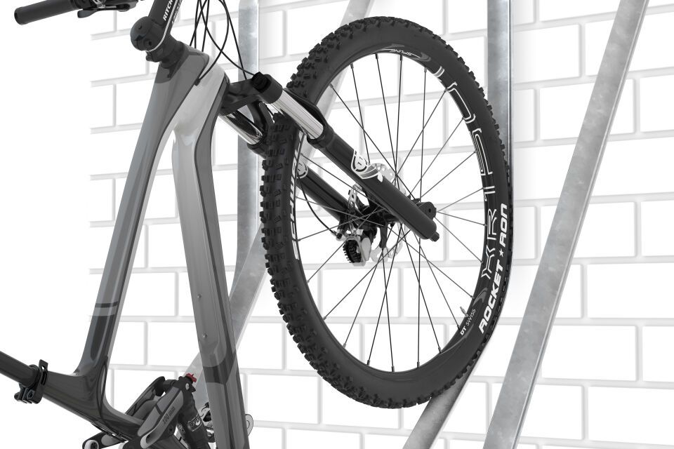 Fahrradparksystem Schräghochparker SW/SF