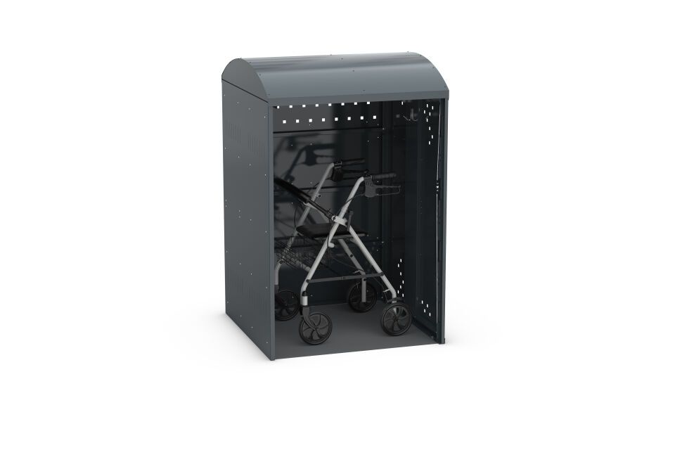 Überdachungssystem Einhausung Rollatorbox