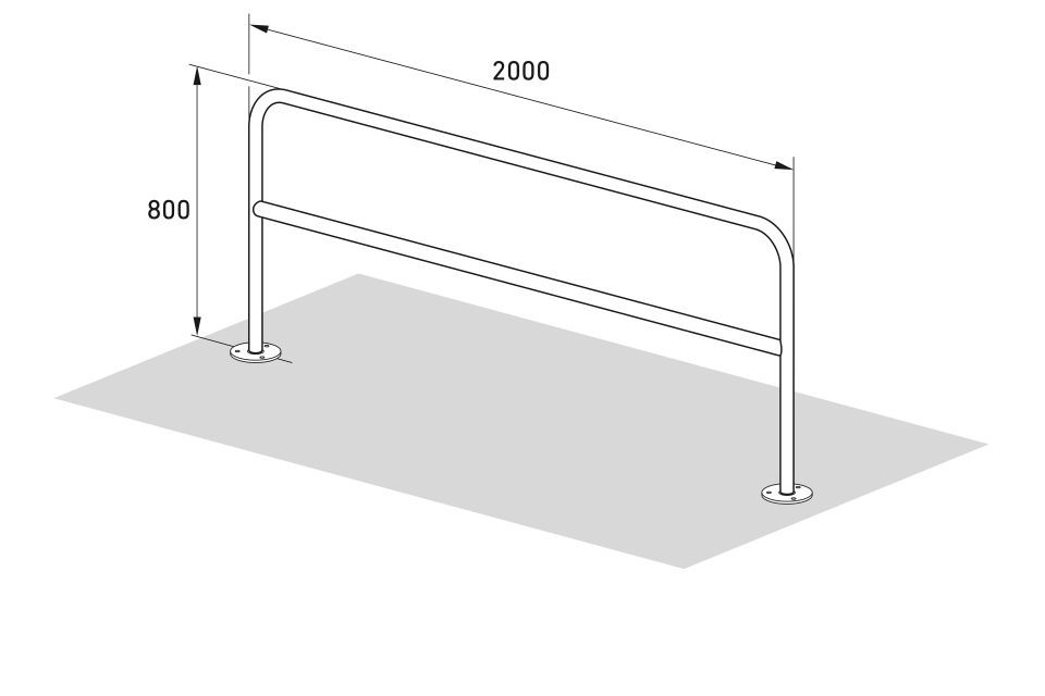 Fahrradparksystem Anlehnbügel 9100/9200