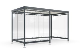 Überdachung Köln K4 d/b als Bausatz mit Überpflasterung