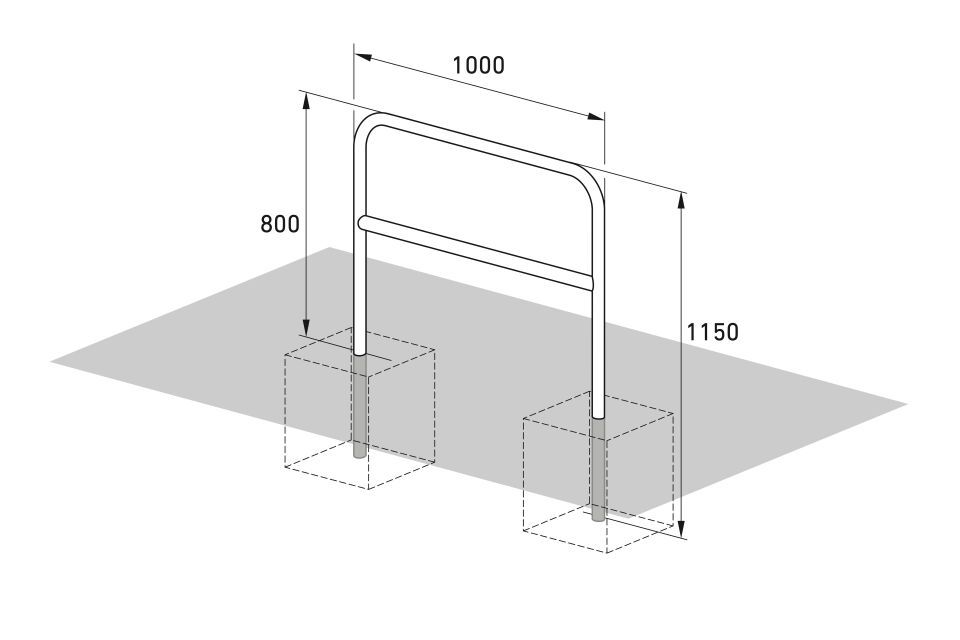 Fahrradparksystem Anlehnbügel 9100/9200