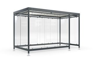 Überdachung Köln K4 e/b als Bausatz mit Überpflasterung