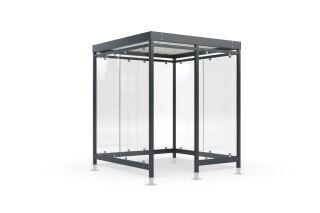 Überdachung Köln K2 b/c als Bausatz mit Überpflasterung