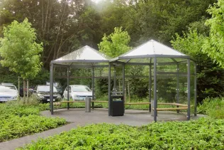 Pavillon-Personenüberdachung Modell Paris