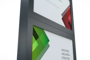 Ein- oder zweiseitig nutzbar