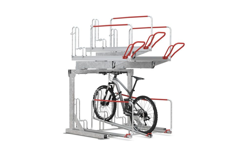 Fahrradparksystem Doppelstockparker BikeHub Economy