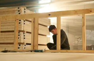 Holz steht für die natürliche Haptik und Wärme.