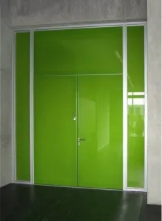 Hörsaaltür mit Aluzargen und Glasverbundtür