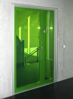 Aluzargen mit Glasverbundtür