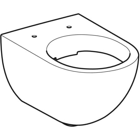 GE Acanto Wand-WC Tiefspüler