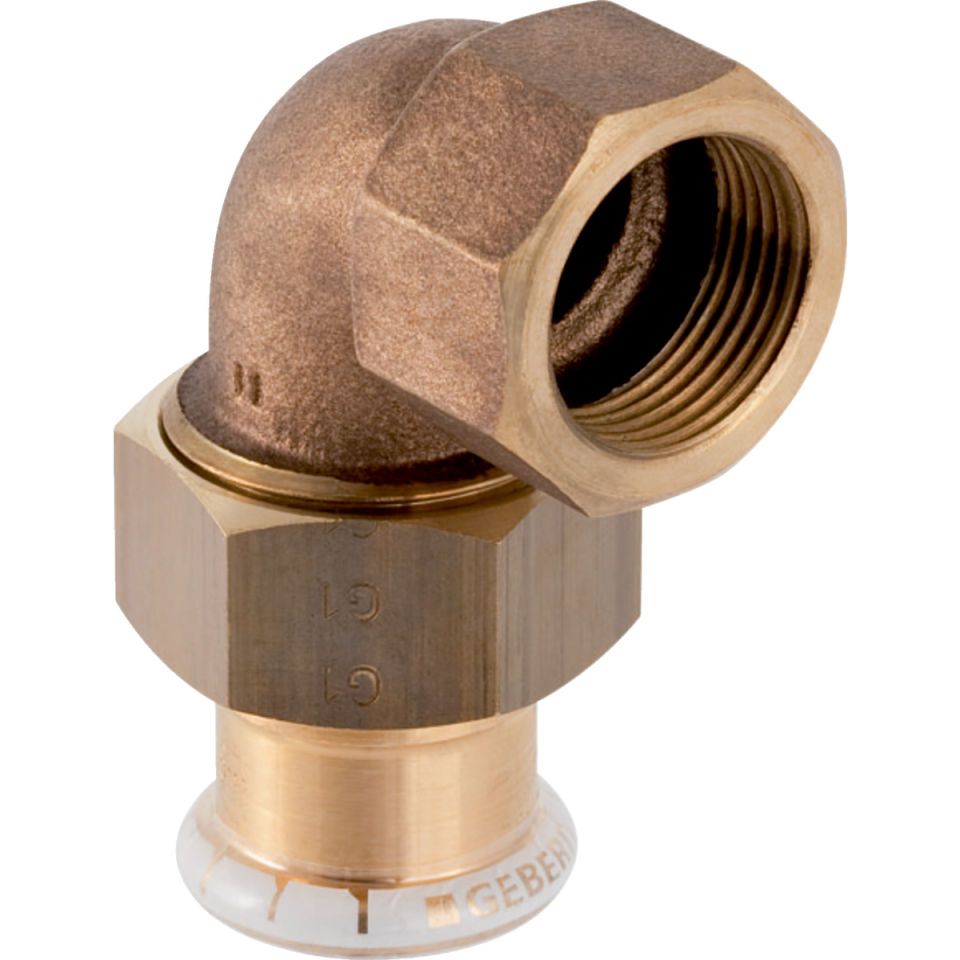GE Mapress Kupfer Übergangswinkelverschraubung