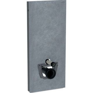 GE Monolith Sanitärmodul für Wand-WC 114cm Steinzeug Schieferoptik, Alu.