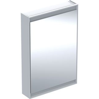 GE ONE Spiegelschrank mit ComfortLight 1 Tür li, AP-Mont., 60x90x15cm, weiß