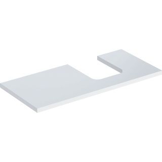 GE ONE WT-Pl. Aus re für AWT Schalenform 105x3x47cm, weiß hgl.