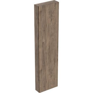 GE Hochschrank, 1 Tür u. i.Spiegel 45x180x15cm, Nussbaum hickory