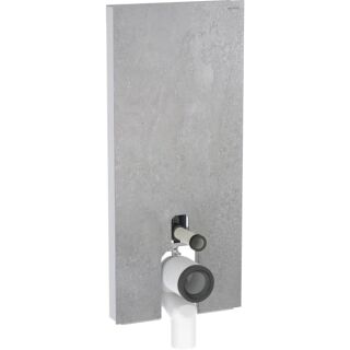GE Monolith Plus Sanitärmodul f. SWC 114cm Steinzeug Betonoptik, Aluminium