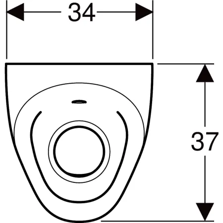 GE Urinal Selva mit Steuerung