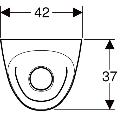 GE Urinal Tamina, wasserlos