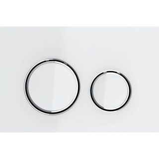 GE Sigma50 (ex Sigma21) BetPl., 2-M-Sp. Round, Metallfarbe verchr., weiß