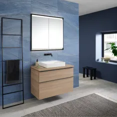 Geberit ONE Aufsatzwaschtisch mit Geberit iCon Waschtischunterschrank