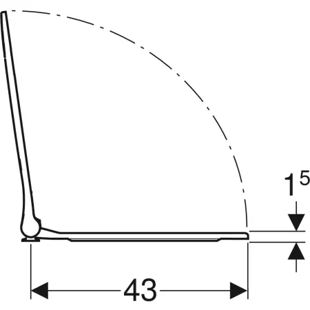 GE Smyle Square WC-Sitz