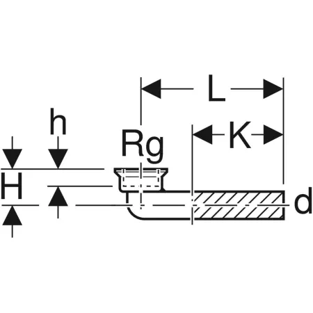 GE Ablauf-Anschlussbogen