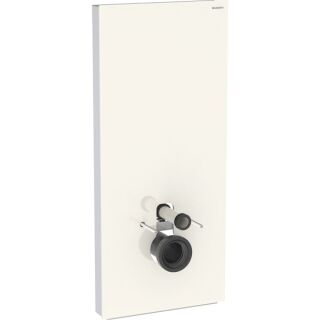 GE Monolith Plus Sanitärmodul f. WWC 114cm, Glas sand-grau /Aluminium